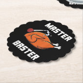 Mens Women Master Baster Funny Turkey Baster Danke Untersetzer (angewinkelt)