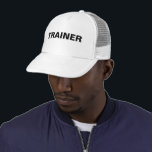 Mens Womens Baseball - Mangement Truckerkappe<br><div class="desc">Fügen Sie Image Company Logo große große kühne Schriftart Text hier Moderne elegante Vorlage Männer's Women's Unisex Schwarz-weiß Baseball Cap / Trainer Trucker Hut.</div>
