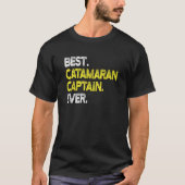 Mens Womens Best Catamaran Captain Ever Boat Lover T-Shirt (Vorderseite)