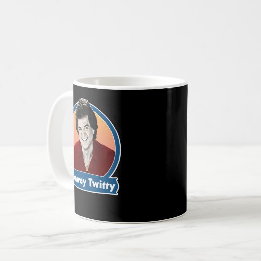 Mens Womens Conway Retro Twitter Style Design Funn Kaffeetasse (Vorderseite Links)