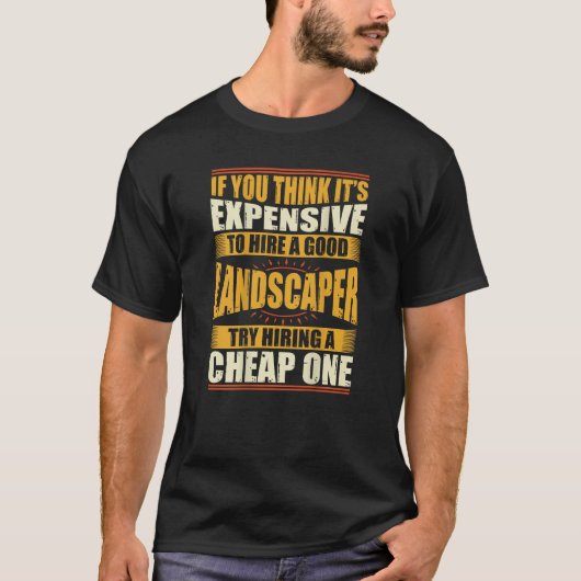 Mens Womens Funny Landscaper Shirts Landscaping Gi (Vorderseite)