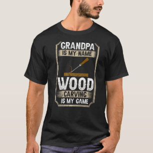 Mens Wood Carving Tools Anfänger Knife Ideen Kette T-Shirt