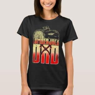 Mens Woodworker Ax Arborist Lumberjack Vater 9 T-Shirt