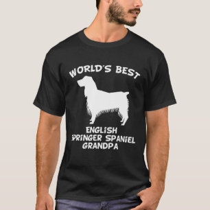 Mens Worlds Best English Springer Spaniel Opa T-Shirt