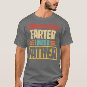 Mens World's Best Farter, ich Gemein Pater Retro F T-Shirt