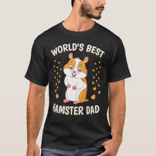 Mens Worlds Best Hamster Vater Niedlich Pet Hamste T-Shirt