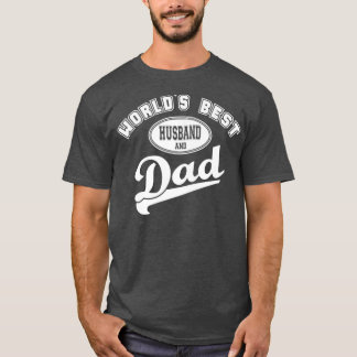 Mens World's Best Husband & Vater Vatertag Gif T-Shirt