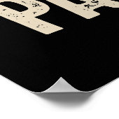 Mens World's Best Papaw Grandpa-Geschenk Poster (Ecke)