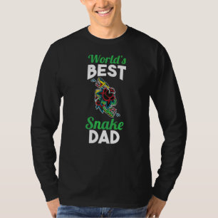Mens Worlds Best Snake Vater T-Shirt