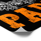 Mens World's Coolest Papa Dad In The World Father' Poster (Ecke)