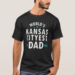 Mens World's Kansas Cityest Vater Baseball Cool Ka T-Shirt