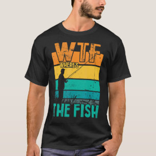 Mens Wtf, wo der Fisch fischt T-Shirt