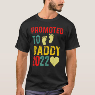 Mens wurde zum Papa est 2022 zum ersten Mal Papi 2 T-Shirt
