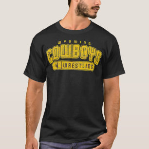 Mens Wyoming Cowboys Apparel Wrestling Pill T-Shirt