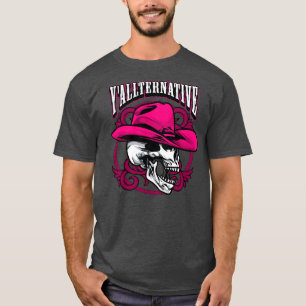 Mens Yallternative Alt Country Skull Alternative T-Shirt