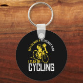Mens Yes I Have A Retirement Plan Cycling - Funny Schlüsselanhänger (Vorderseite)