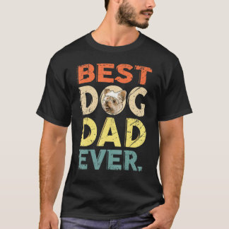 Mens Yorkshire Terrier Best Dog Vater Ever Fathers T-Shirt
