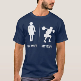 Mens Your Ehefrau Meine Ehefrau Weightlift, Funny T-Shirt