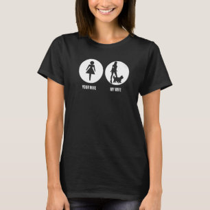 Mens your Ehefrau Meine Ehefrau Yorkshire Terrier T-Shirt
