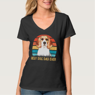 Mens Zitat Bester Hund-Vater je Vintager Beagle T-Shirt