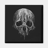 Mens Zombie Hunter Beängstigend Halloween Magnet (Vorne)