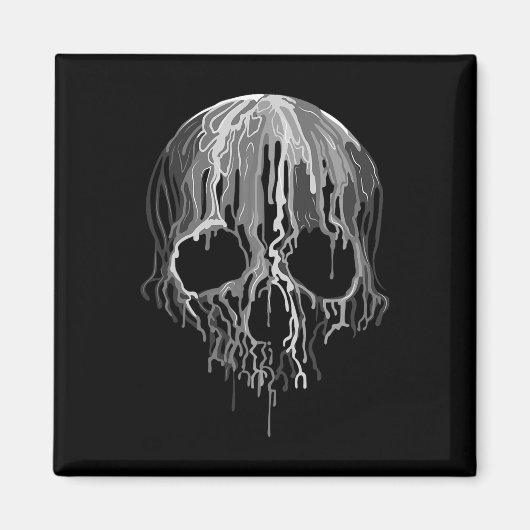 Mens Zombie Hunter Beängstigend Halloween Magnet (Vorne)