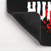 Mens Zombie Hunter Beängstigend Halloween Mousepad (Ecke)