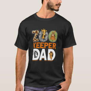 Mens Zookeeper Vater Zoogerät Tierzookeeper 5 T-Shirt