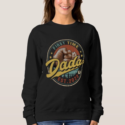 Mens zum ersten Mal für Dada 2023 beworben Sweatshirt (Vorderseite)