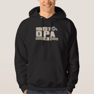 Mens zum ersten Vater von Opa 2022 beworben Hoodie