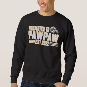 Mens zum Pawpaw 2022 New Dad zum ersten Mal D Sweatshirt