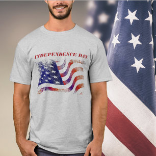 Mens zum Tag der Unabhängigkeit der amerikanische T-Shirt