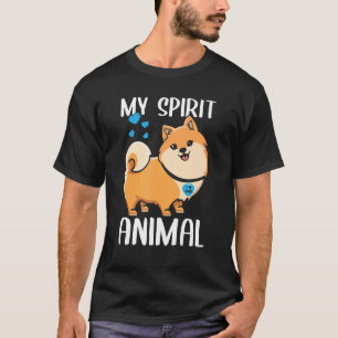 Mens Zwergspitz Dog I Liebe Vater Herzlich willkom T-Shirt
