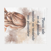 Mensajes Motivacionales en Español Fleecedecke (Vorderseite (Horizontal))