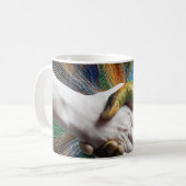 Mensch / AI Kaffeetasse (Vorderseite Links)