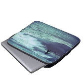 Mensch auf See Laptopschutzhülle (Vorne Knopf)