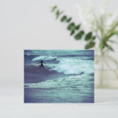 Mensch auf See Postkarte (Stehend Vorderseite)