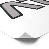 Mensch bei der Arbeit 18 x 24 Poster Druck (Ecke)