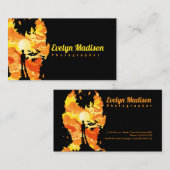 Mensch brennt Geist y676 Visitenkarte (Vorne/Hinten)