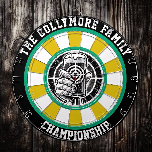 Mensch Cave Beer Ziel Design Dartscheibe