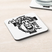 Mensch des Glaubens Untersetzer Set [6 pro Set] (Linke Seite)