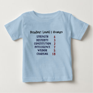 Mensch des Niveau-1 personifizieren Baby T-shirt