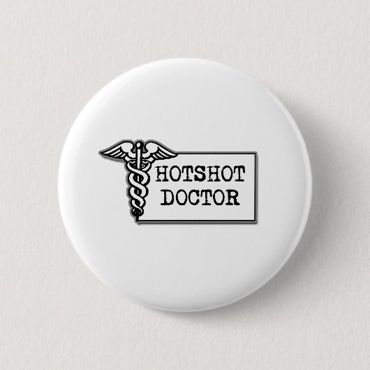 Mensch-Doktor Button (Vorderseite)
