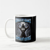 Mensch durch Zufall Alpha by Choice Funny Werewolf Kaffeetasse (Links)