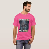 Mensch durch Zufall Alpha by Choice Funny Werewolf T-Shirt (Vorne ganz)