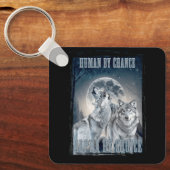 Mensch durch Zufall Alpha durch Wahl Alpha drei Wö Schlüsselanhänger (Vorderseite)