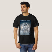 Mensch durch Zufall Alpha durch Wahl Alpha drei Wö T-Shirt (Vorne ganz)