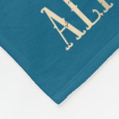 Mensch durch Zufall Alpha durch Wahl Alpha Wolf Me Fleecedecke (Ecke)