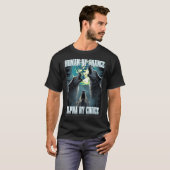 Mensch durch Zufall Alpha durch Wahl Alpha Wolf T-Shirt (Vorne ganz)