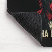 Mensch durch Zufall Alpha per Auswahl Coole Funny Mousepad (Ecke)